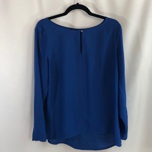 Ann Taylor Cobalt Top L